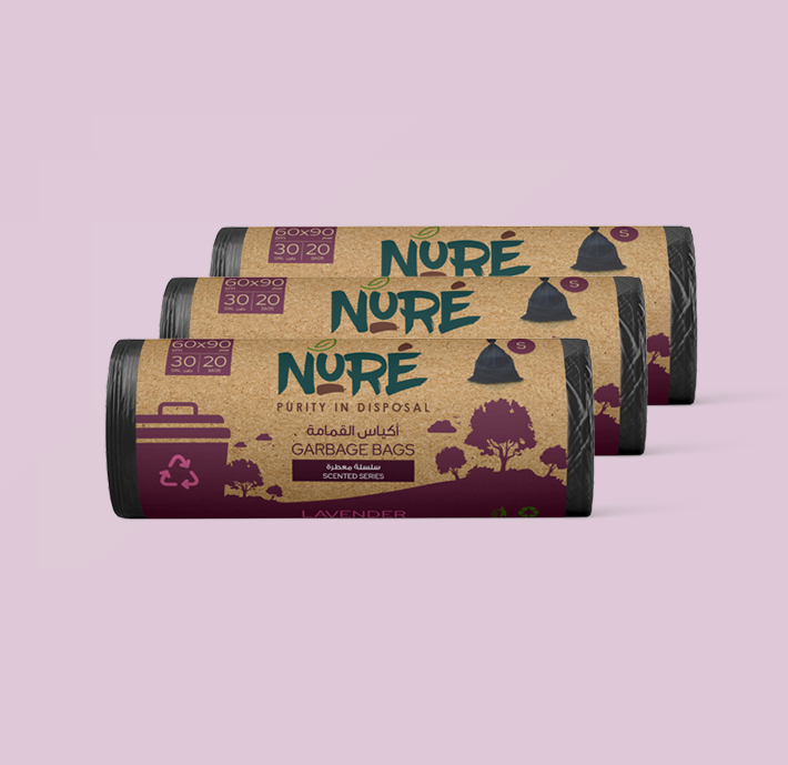 Nure Garbage Bags - Lavender Scented Series